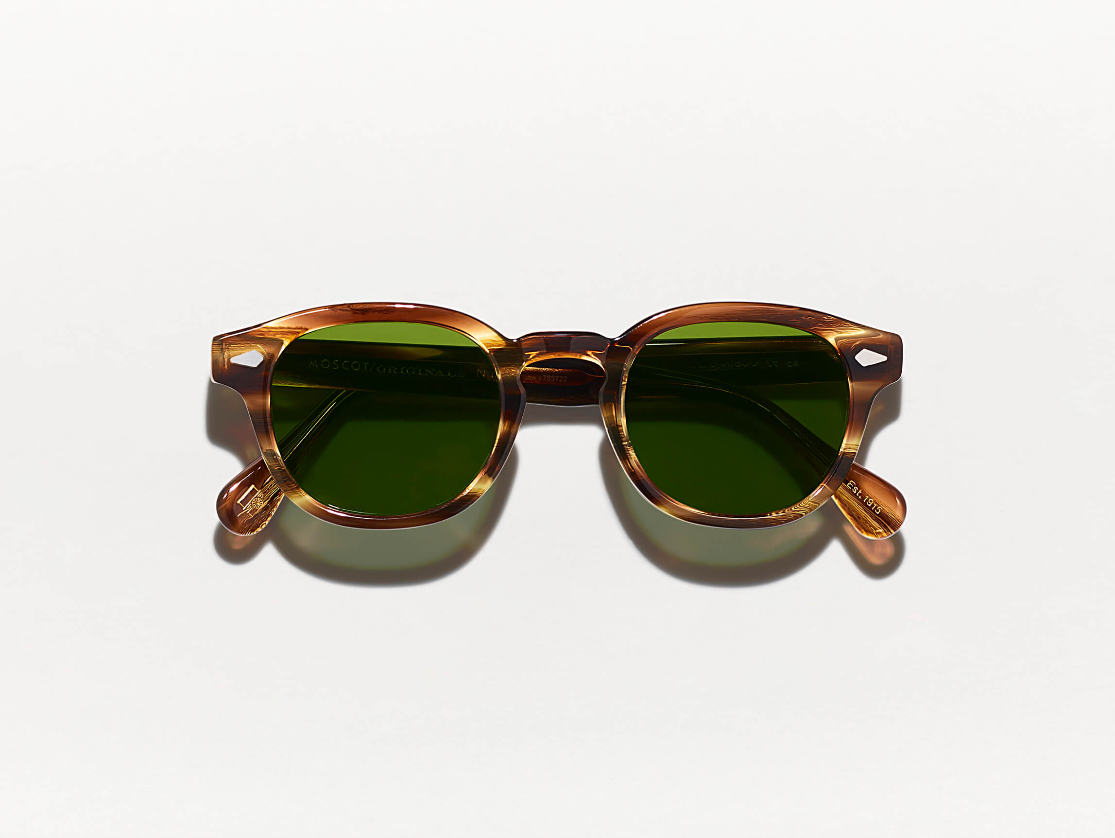Moscot Lemtosh Sun — Bamboo, tamanho 46-24, frente