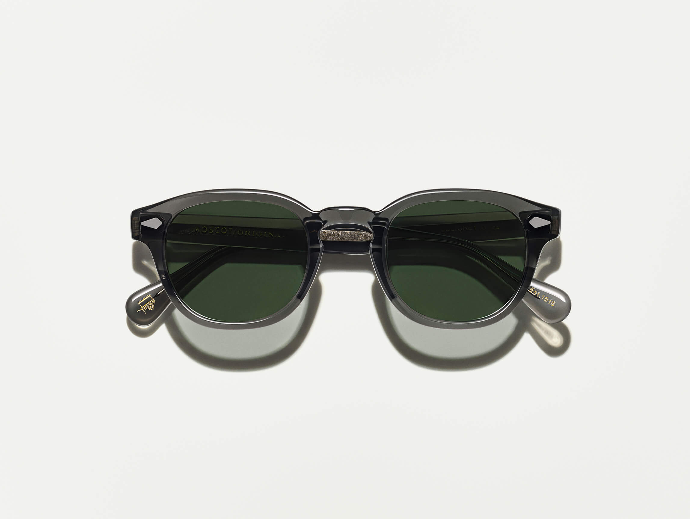 Moscot Lemtosh Sun — Grey, tamanho 46-24, frente