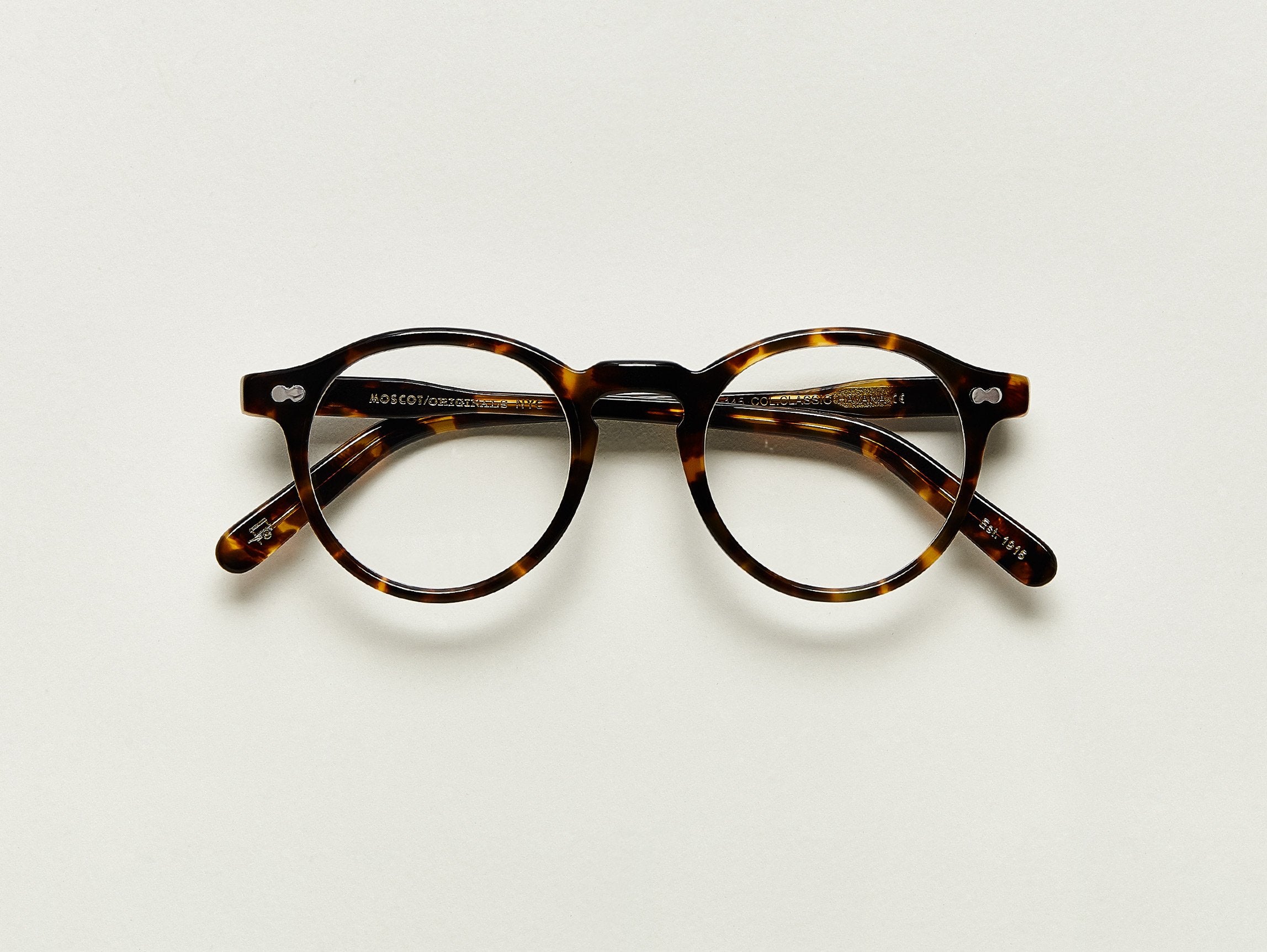 Moscot Miltzen — Classic Havana, tamanho 46-22, frente