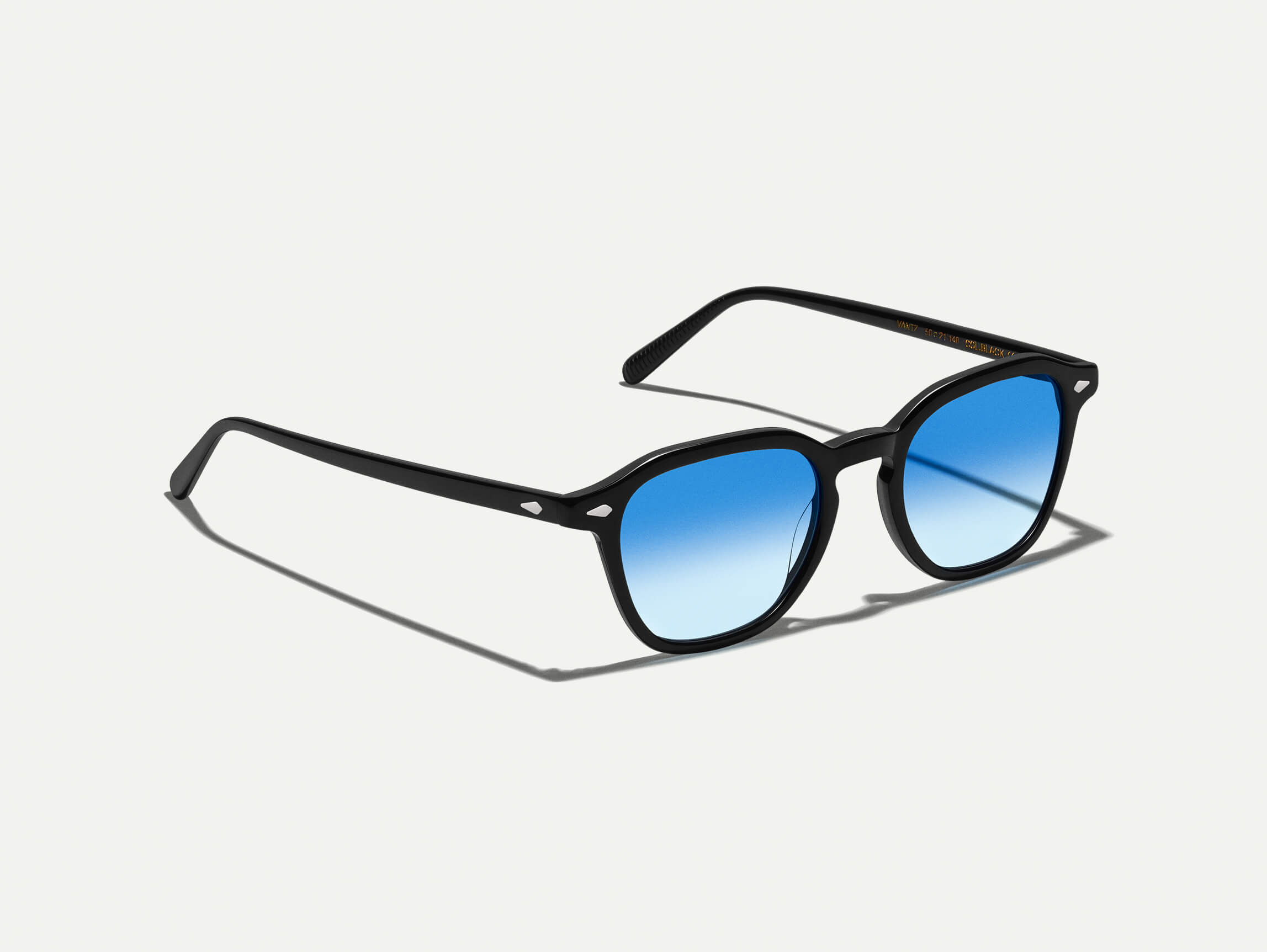 Moscot Vantz Sun — Black, tamanho 50-21, vista principal